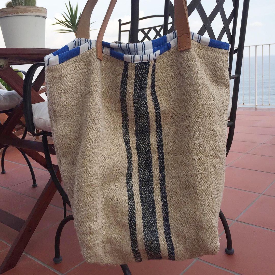 Bolso «Tote Bag» en tela de saco